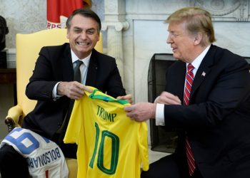 Na Casa Branca, Trump diz que apoia entrada do Brasil na OCDE