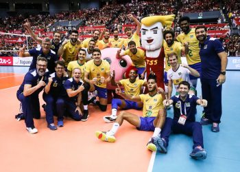 Invicto, Brasil chega ao tri na Copa do Mundo de Vôlei Masculino