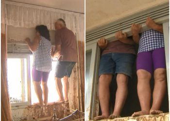 Casal de idosos conta como sobreviveu após ficar preso 5 horas em casa alagada em Iconha