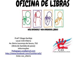 Oficinas de Libras estão abertas à comunidade a partir de segunda (02)