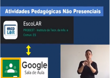 Tutorial para acesso ao Google Sala de Aula e o aplicativo EscoLAR
