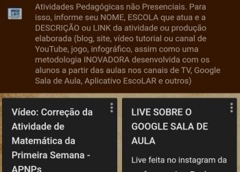 EscoLAR: atividades desenvolvidas por professores são divulgadas em mural virtual
