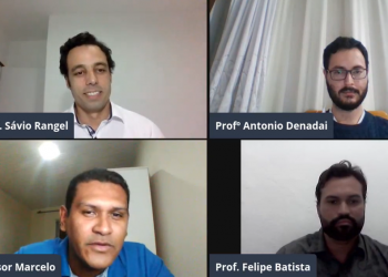 Professores de Santa Leopoldina interagem com alunos e comunidade por meio de live na Internet