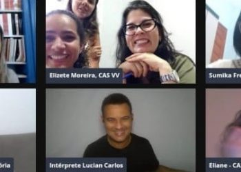 Profissionais da Educação Especial participam de reunião virtual