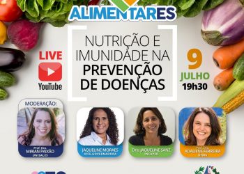 AlimentarES promove webinar sobre alimentação saudável e prevenção de doenças