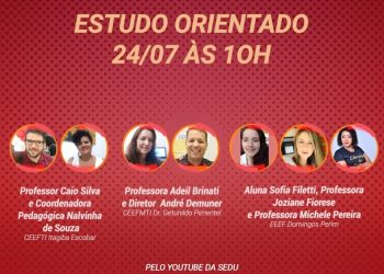 ‘Práticas Exitosas em Estudo Orientado’ é o segundo webinário da Educação em Tempo Integral
