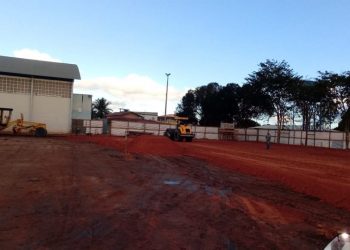 Obra da nova sede da EMEF Baixo Quartel está andamento e vai atender 400 alunos