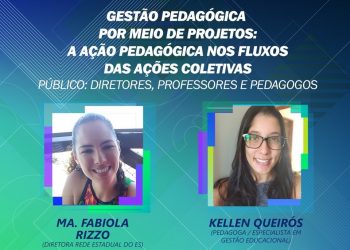 Live sobre gestão pedagógica reúne profissionais da Rede Estadual