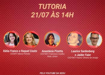 Webinários temáticos semanais sobre ‘Educação em Tempo Integral’ começam nesta terça-feira (21)
