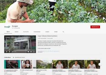 Transmissões ao vivo no YouTube do Incaper somam 4.600 visualizações