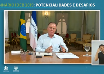 Governador participa de webinário sobre resultado do Ideb 2019
