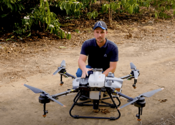 Drones agrícolas aumentam a produtividade das lavouras capixabas