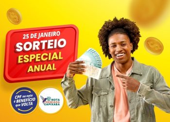 Sorteio especial anual do Nota Premiada Capixaba vai distribuir quase R$ 400 mil no próximo dia 25 de janeiro