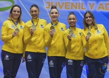 Com capixabas, Brasil fatura 12 medalhas no Pan-Americano de Ginástica Rítmica