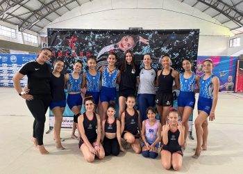 Após disputa da Olimpíada de Paris, ginasta Sofia Madeira visita a Sesport