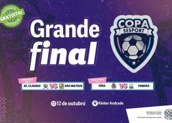 Estádio Kleber Andrade recebe as finais da Copa Sesport no próximo sábado (12)