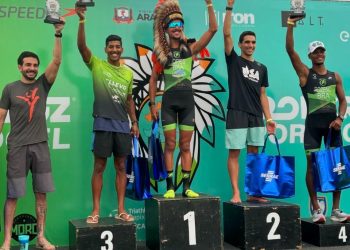 Contemplados pelo Bolsa Atleta sobem ao pódio na 4ª edição do Ironcruz Portocel Endurance Triathlon, em Aracruz