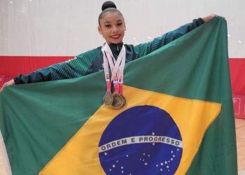 A fábrica não para! Amanda é o novo talento do ES na ginástica rítmica