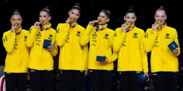 Brasil é campeão mundial pela primeira vez na ginástica rítmica